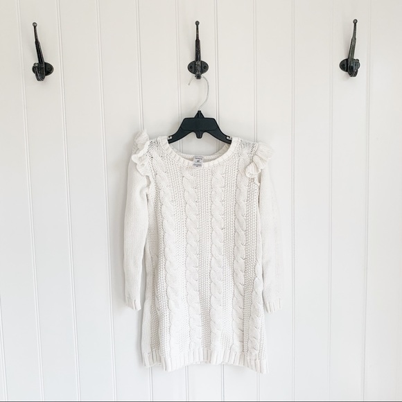 carter's cable knit sweater dress